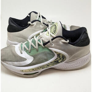 Mens Nike Zoom Freak 4 Greek White Basketball Sneakers Shoes DJ6149-100 Size 13